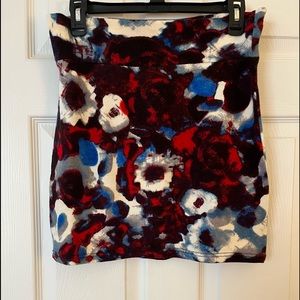 Multi-Colored Mini Skirt